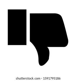 dislike icon isolated sign symbol vector illustration - high quality black style vector icons
