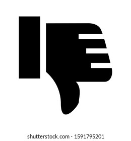 dislike icon isolated sign symbol vector illustration - high quality black style vector icons
