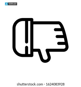 dislike icon isolated sign symbol vector illustration - high quality black style vector icons
