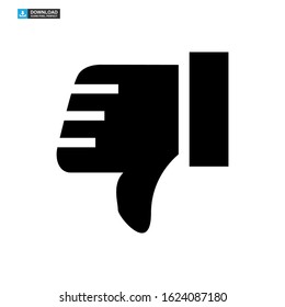 dislike icon isolated sign symbol vector illustration - high quality black style vector icons
