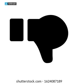 dislike icon isolated sign symbol vector illustration - high quality black style vector icons
