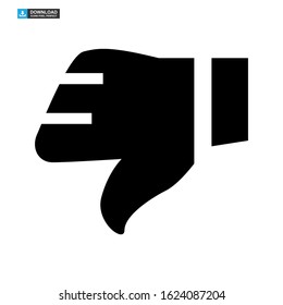 dislike icon isolated sign symbol vector illustration - high quality black style vector icons
