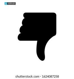 dislike icon isolated sign symbol vector illustration - high quality black style vector icons
