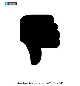 dislike icon isolated sign symbol vector illustration - high quality black style vector icons
