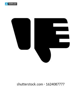 dislike icon isolated sign symbol vector illustration - high quality black style vector icons
