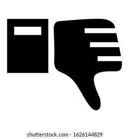 dislike icon or logo isolated sign symbol vector illustration - high quality black style vector icons

