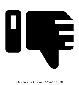 dislike icon or logo isolated sign symbol vector illustration - high quality black style vector icons
