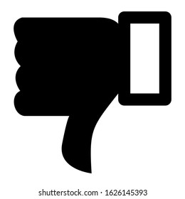 dislike icon or logo isolated sign symbol vector illustration - high quality black style vector icons
