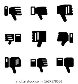 dislike icon or logo isolated sign symbol vector illustration - Collection of high quality black style vector icons
