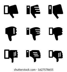 dislike icon or logo isolated sign symbol vector illustration - Collection of high quality black style vector icons
