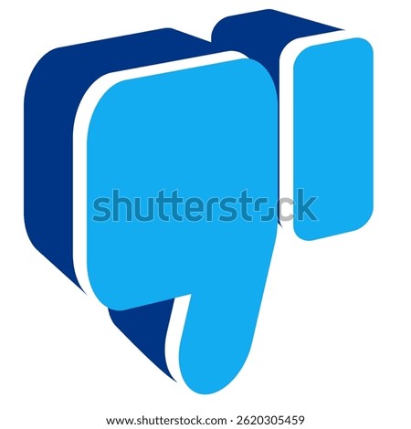 Dislike icon represented by Simple Dislike icon Dualtone style.
