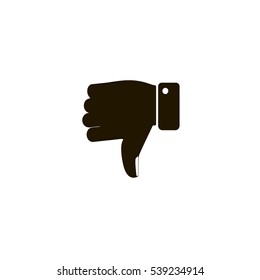 dislike icon. sign design