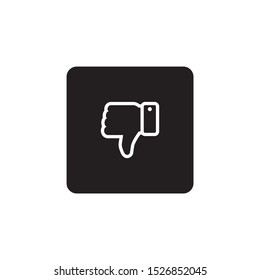 Dislike icon sign symbol vector
