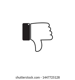 dislike icon symbol vector illustration