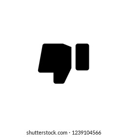 Dislike icon. Thumbs down sign