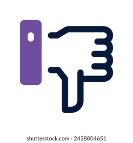 dislike icon. vector dual tone icon for your website, mobile, presentation, and logo design.