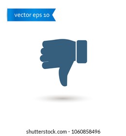 dislike. dislike icon. dislike vector. flat style. sign design vector. sign design. Vector EPS 10