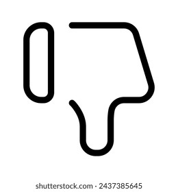 Dislike Icon Vector Symbol Design Illustration