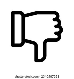 icono de no me gusta para tu diseño de sitio web, logotipo, aplicación, interfaz de usuario.