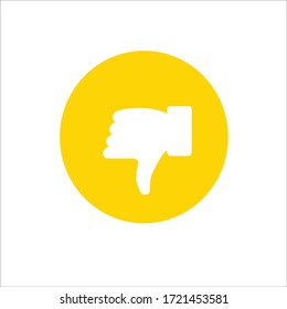Dislike icons, flat, vector design templates