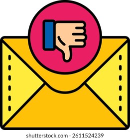 Dislike Line vector Icon Design