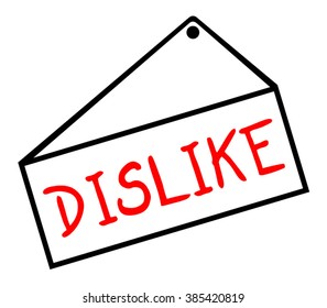 dislike message