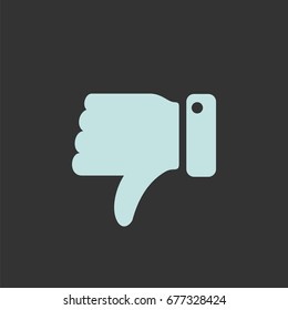 Dislike Thumb down Icon Logo Template Illustration Design. Vector EPS 10.