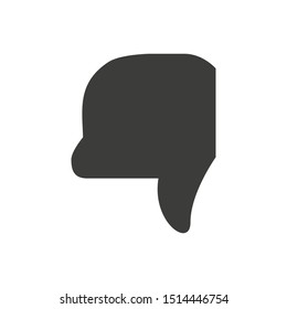 Dislike Vector Graphics Glyph Icon
