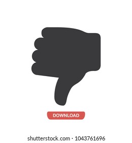 Dislike vector icon