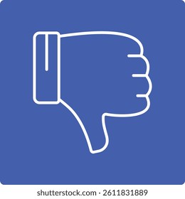 Dislike vector icon. Can be used for printing, mobile and web applications.