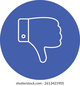 Dislike vector icon. Can be used for printing, mobile and web applications.