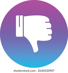 Dislike vector icon. Can be used for printing, mobile and web applications.