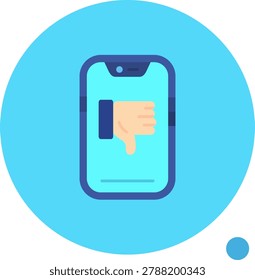 Dislike vector Icon Design Illustration