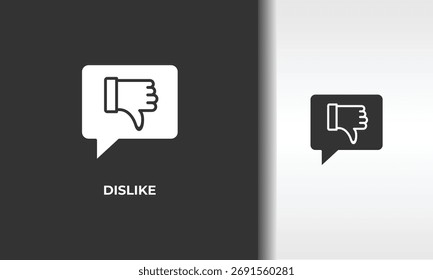 No Me Gusta Vector, Icono O Logotipo Signo Ilustración De Símbolo Aislado