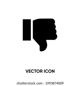 Dislike vector icon. Modern, simple flat vector illustration for website or mobile app.Di box symbol, logo illustration. Pixel perfect vector graphics