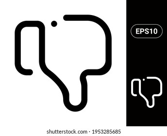 Abgesehen von dem stylischen Vektorsymbol für UI und UX