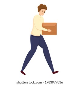 Descartar icono sin trabajo. Caricatura de descartar icono vectorial sin empleo para diseño web aislado en fondo blanco