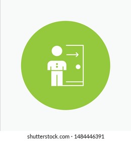 Dismissal, Employee, Exit, Job, Layoff, Person, Personal. Vector Icon Template Background