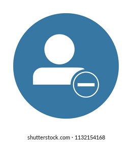 dismissal of an employee icon in Badge style 
