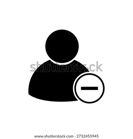 Dismissal of an employee icon. Flat vector illustration design for websites, web design, mobile app, info graphics on white background