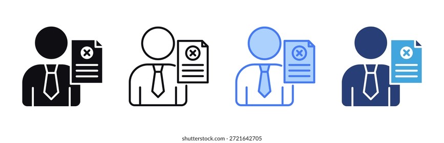 Dismissal icon sheet multiple style collection