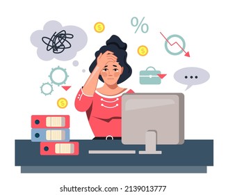 3,177 Sad in front of computer Images, Stock Photos & Vectors ...