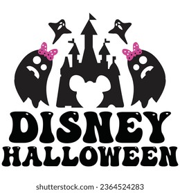 Disney Halloween - Happy Halloween T shirt Design, Happy Halloween, thanksgiving Quotes Design, Vector EPS Editable Files Bundle, can you download this Design.