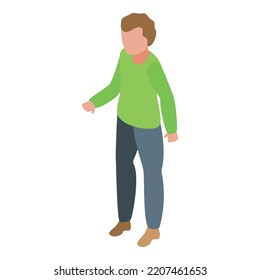 Disobedient kind boy icon. Isometric of Disobedient kind boy vector icon for web design isolated on white background