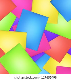 Disorder of colorful Papers background