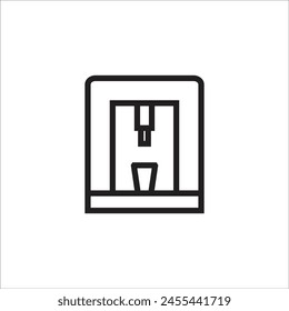 dispancer vector icon line template