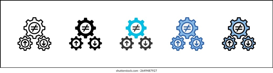 Disparity Icon Pack Multistyle Illustration