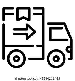 Dispatch icon illustration, for uiux, infographic, etc