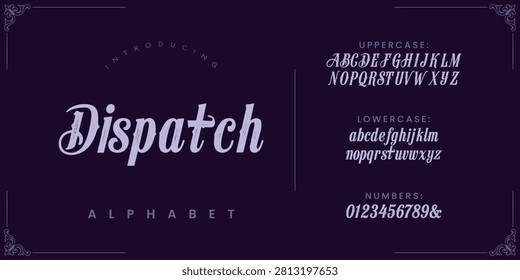 Dispatch vintage inspired slab serif font with distressed textured effect for editorial and headlines