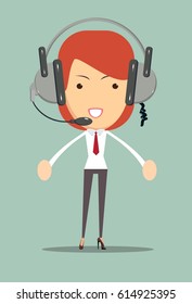 Dispatcher consultant icon. vector icon for web